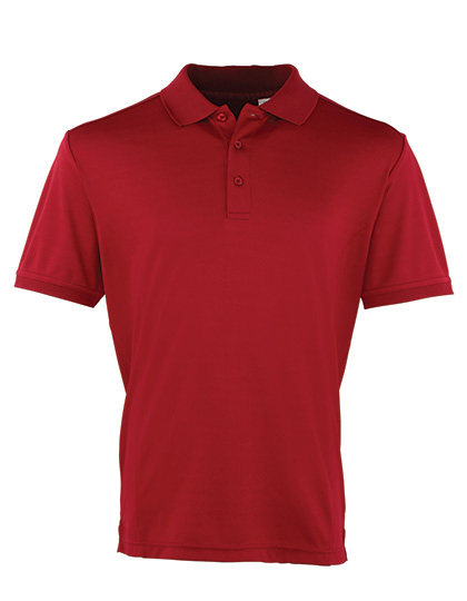 Premier Workwear PW615 Poloshirts in Burgundy (ca. Pantone 216C)